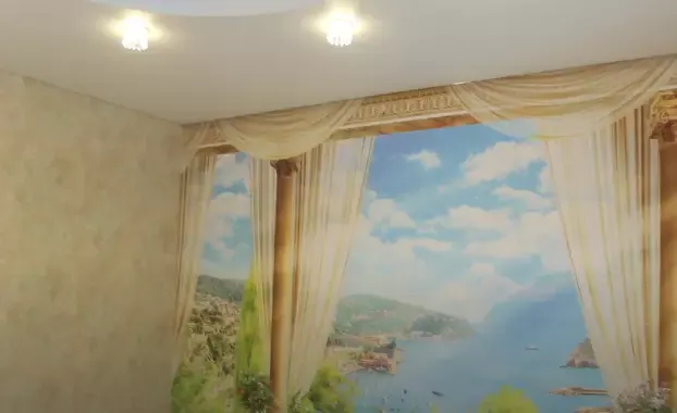Натяжной потолок с фотопечатью — Арзамас, Калинина, 30а, фото 1